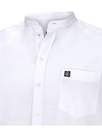 Jan Vanderstorm Regular fit Button Up Shirt 'Kallu' in White