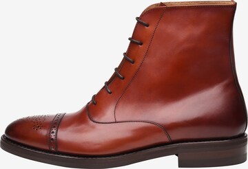 SHOEPASSION Lace-Up Boots 'No. 6714' in Brown
