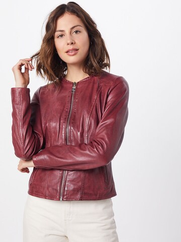 Maze Between-season jacket 'MW19-1-SMARAGD' in Red: front