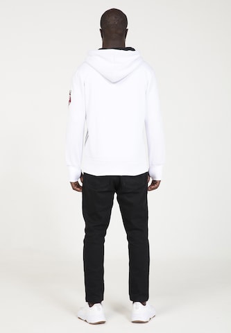 Sweat-shirt PLUS EIGHTEEN en blanc