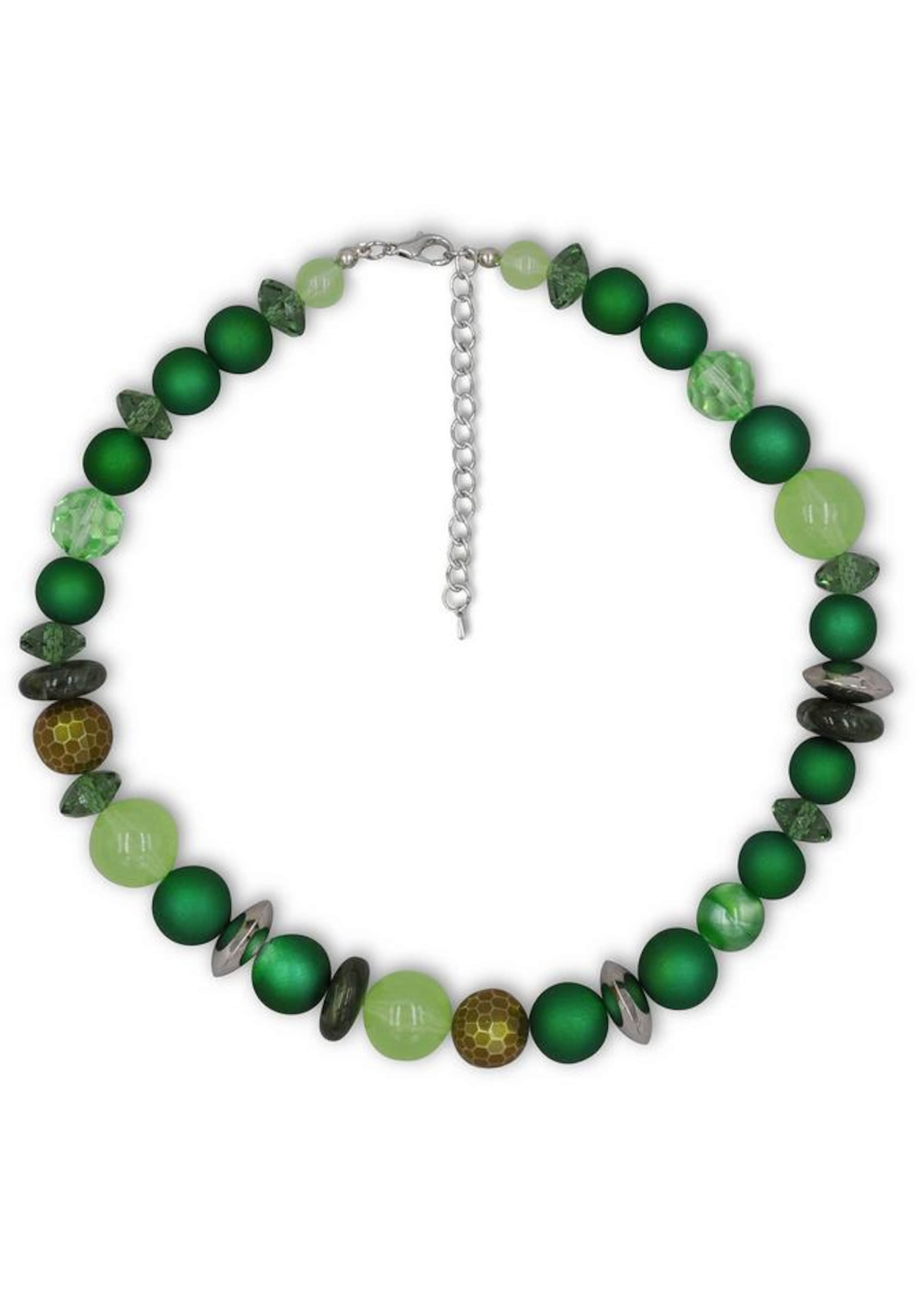 J. Jayz Necklace in Green: front
