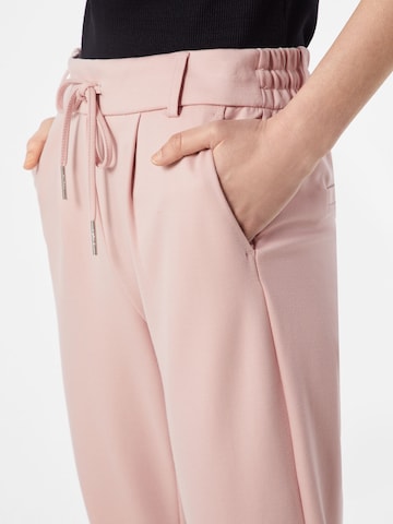 ONLY Slim fit Pleat-Front Pants 'Poptrash' in Pink