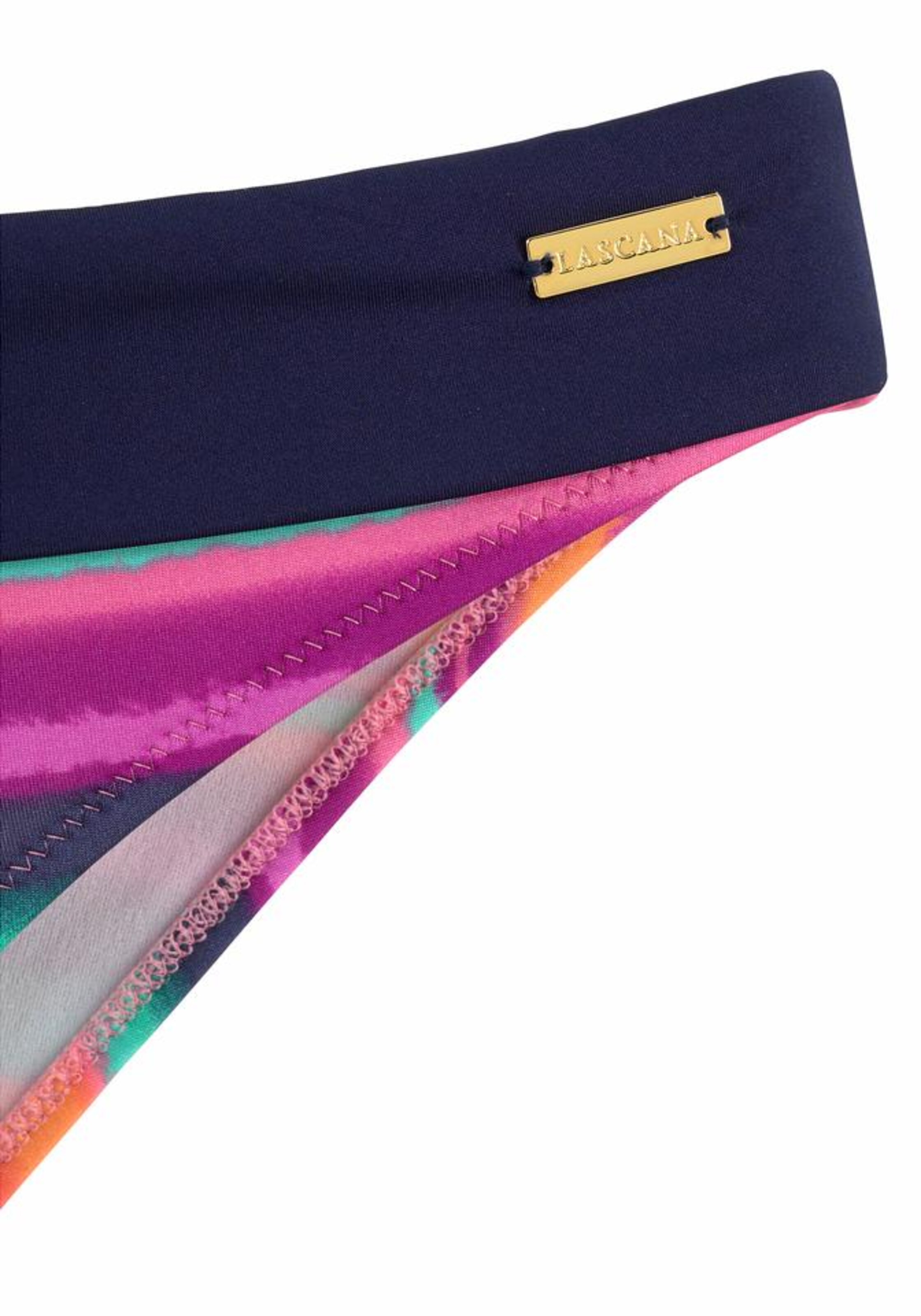 LASCANA Долнище на бански тип бикини в пъстро