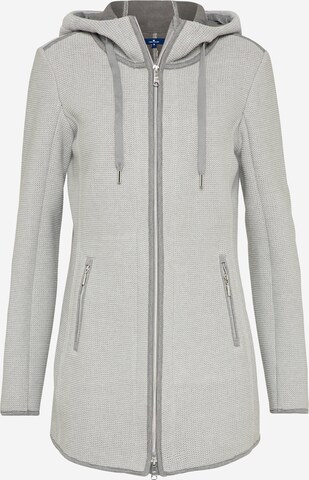 TOM TAILOR Sweatjacke in Grau: predná strana