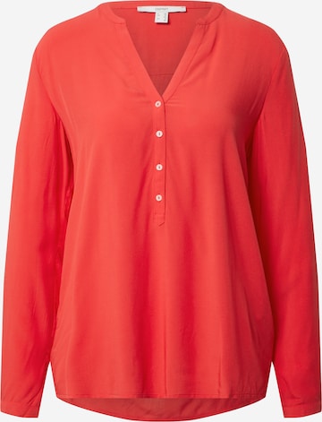 ESPRIT Blouse 'Core' in Rood: voorkant