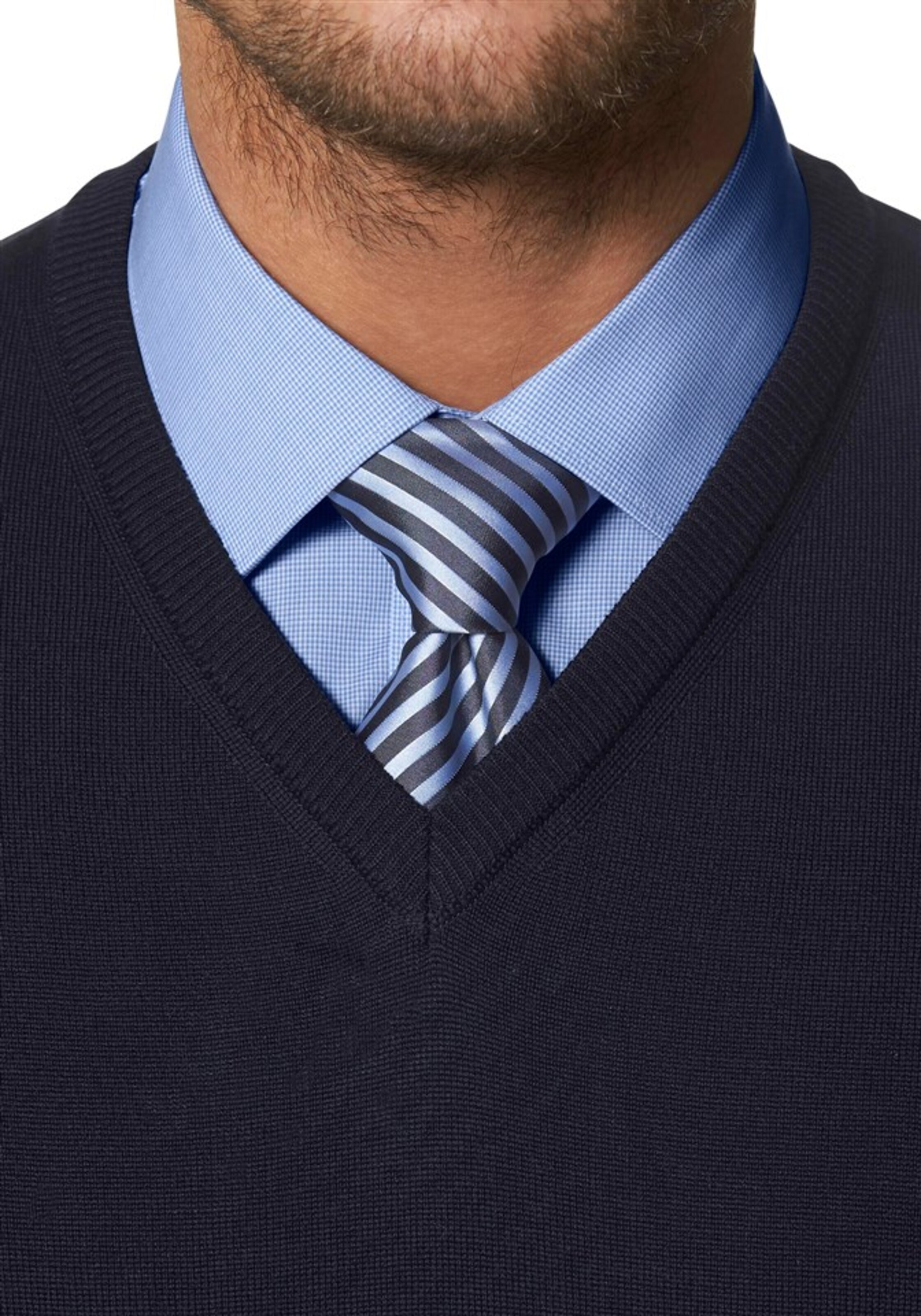 OLYMP Pullover in Blau