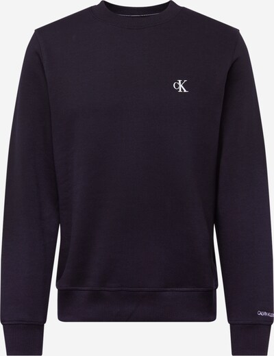 Calvin Klein Jeans Sweatshirt 'Essential' in de kleur Zwart / Wit, Productweergave