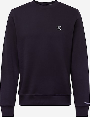 Felpa 'Essential' di Calvin Klein Jeans in nero: frontale