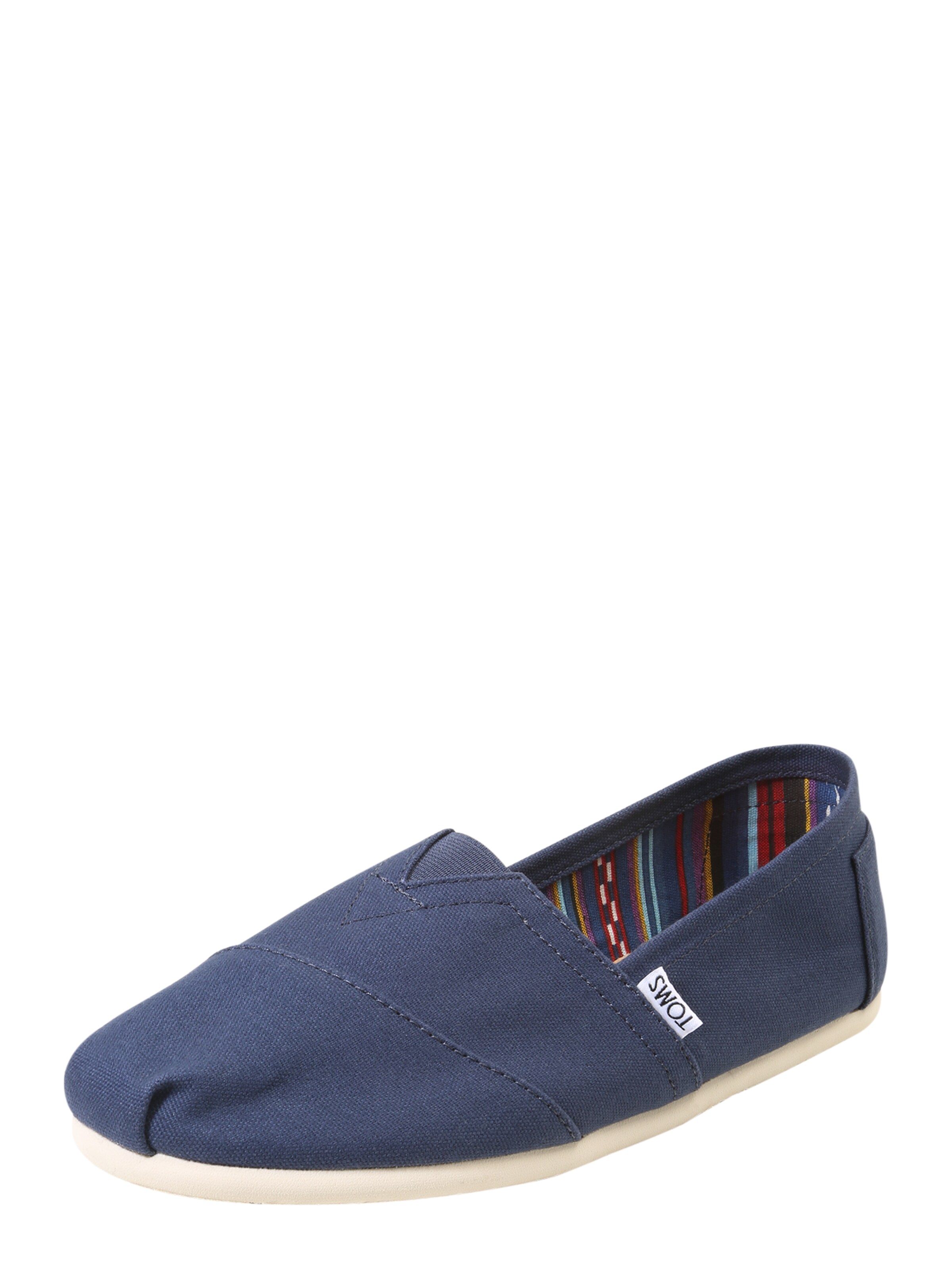TOMS - Espadrilles 'ALPARGATA' in de kleur Navy