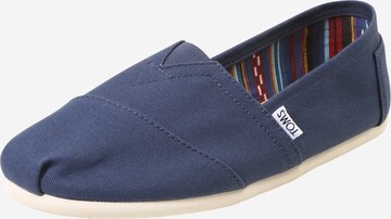 TOMS - Alpargatas 'ALPARGATA' en azul: frente