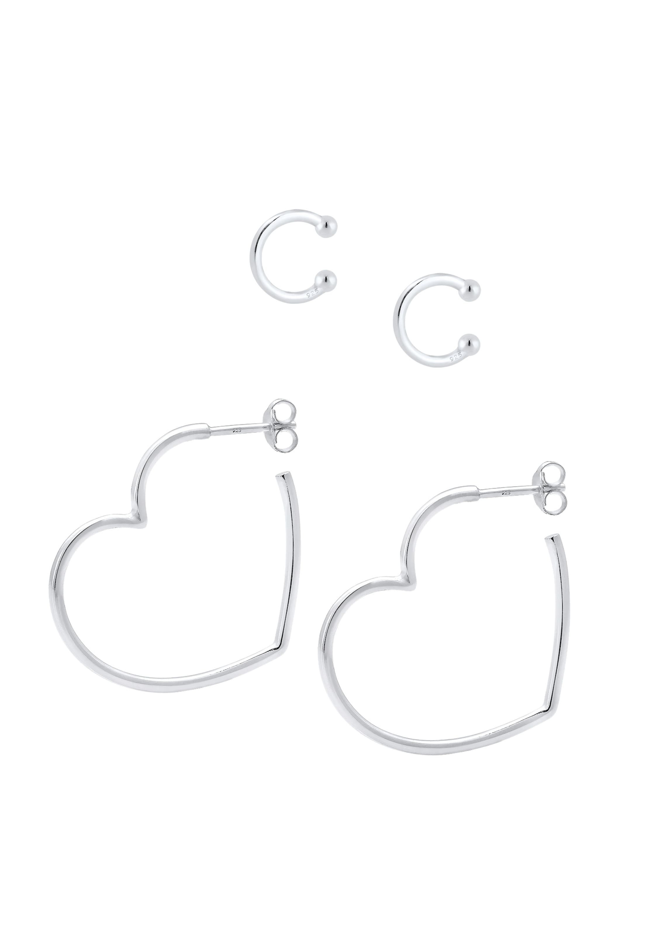 ELLI Oorbellen in Zilver