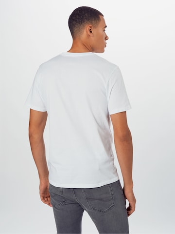 Lee - Ajuste regular Camiseta 'Wobbly Logo Tee' en blanco