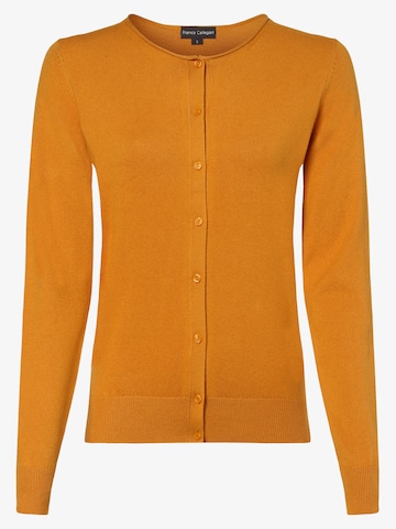 Franco Callegari Knit Cardigan in Yellow: front