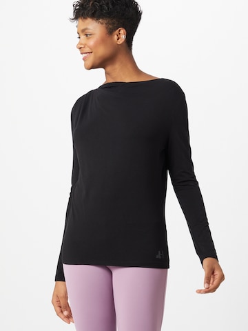 CURARE Yogawear Funkcionalna majica | črna barva