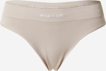 NU-IN ACTIVE Normalny krój Bielizna sportowa w kolorze beżowy: przód