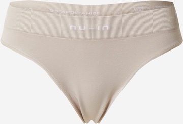 NU-IN ACTIVE - regular Calzoncillo deportivo en beige: frente