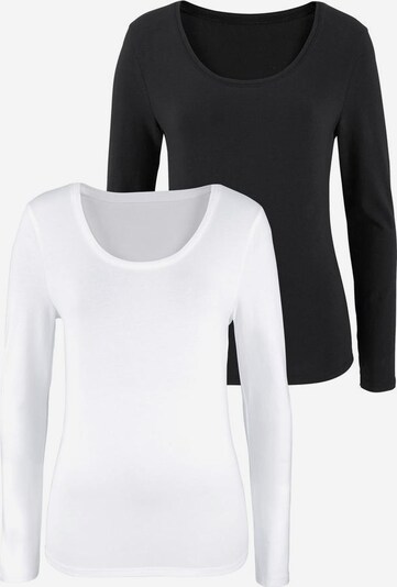 VIVANCE Shirt in Black / White, Item view