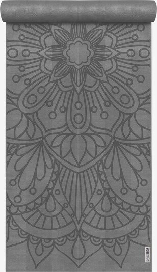 YOGISTAR.COM Yogamatte 'Basic Art Collection Lotus Mandala' in grau / anthrazit, Produktansicht