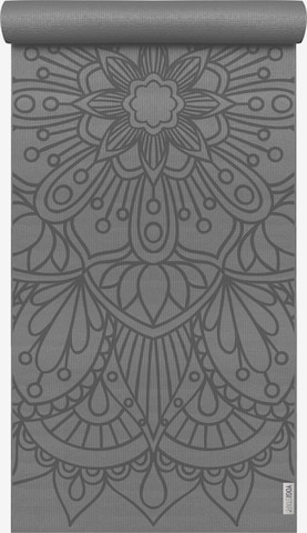 YOGISTAR.COM Yogamatte 'Basic Art Collection Lotus Mandala' in Grau: predná strana