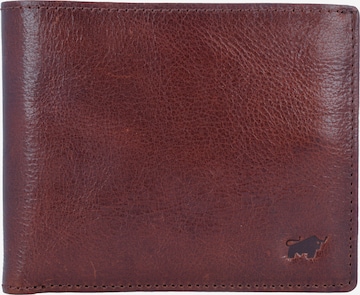 Braun Büffel Wallet in Brown: front