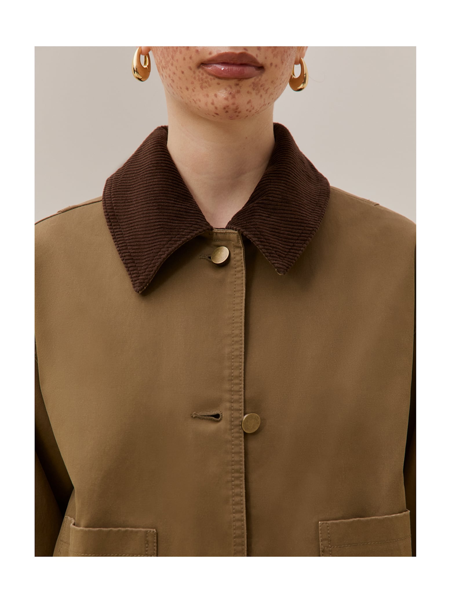 Amelia - Brown Dress With Jacket Look