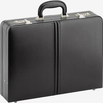 D&N Briefcase 'Tradition' in Black: front