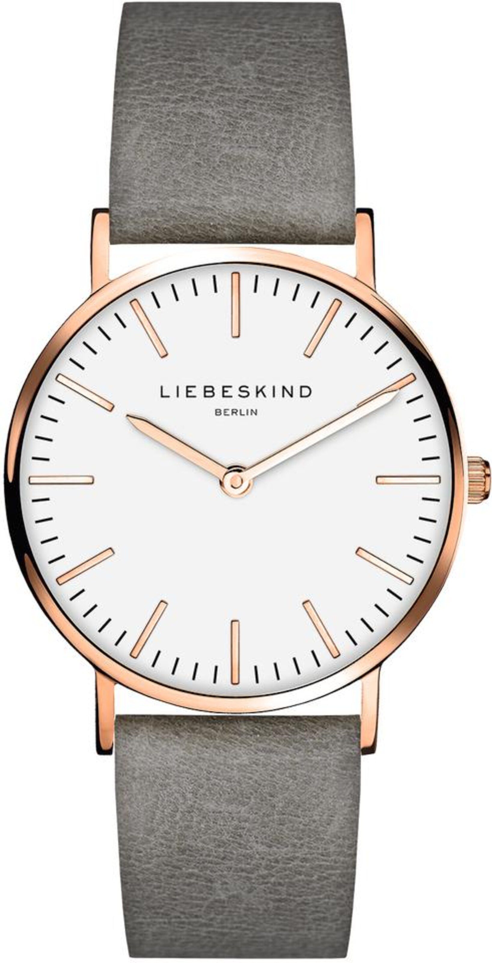 Liebeskind Berlin Analoog horloge 'New Case' in Grijs: voorkant