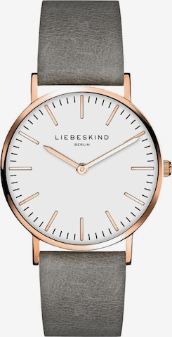 Liebeskind Berlin Analoog horloge 'New Case' in Grijs: voorkant