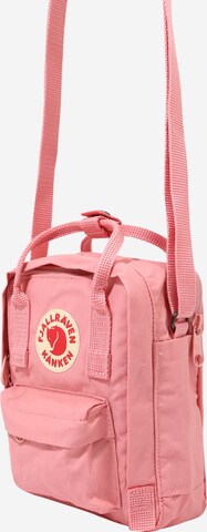 Borsa a tracolla 'Kånken ' di Fjällräven in rosa: lato