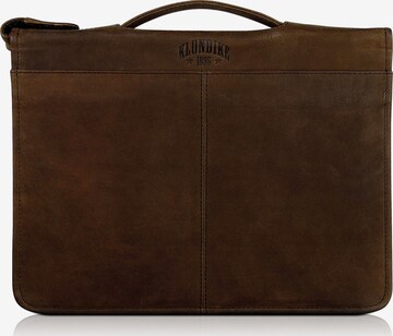 KLONDIKE 1896 Document Bag 'Ben' in Brown: front
