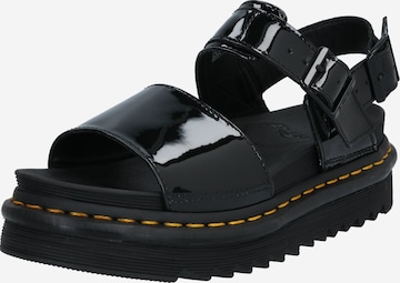 Dr. Martens Strap Sandals 'Voss' in Black: front