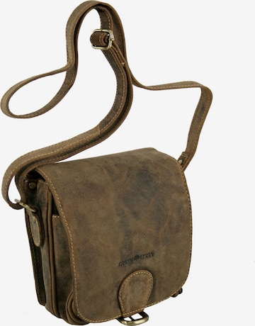 Borsa a tracolla 'Vintage' di GREENBURRY in marrone: frontale