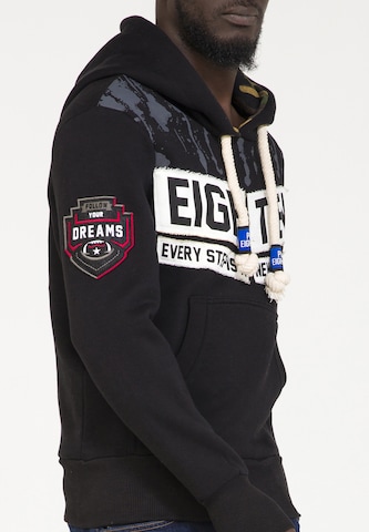 PLUS EIGHTEEN Sweatshirt in Zwart