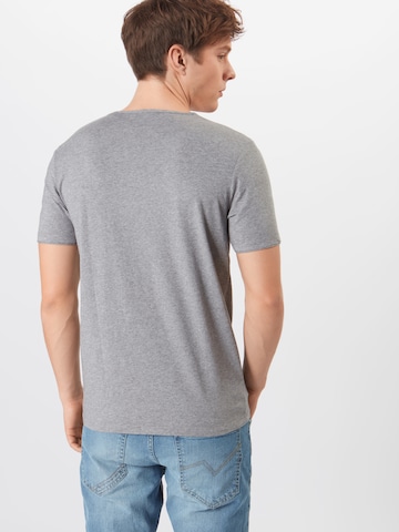 OLYMP Slim fit Shirt 'Level 5' in Grey: back