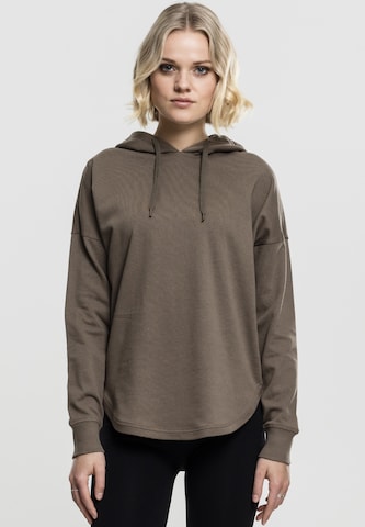 Urban Classics Sweatshirt in Groen: voorkant