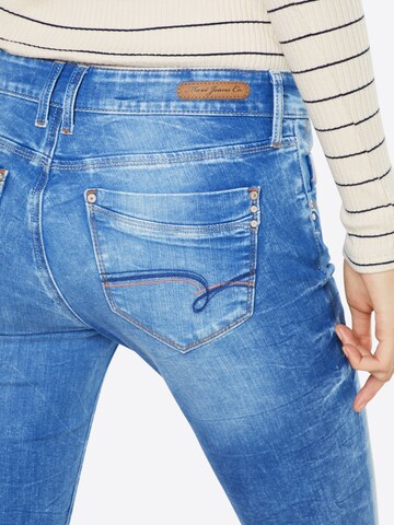 Skinny Jean 'Adriana Ankle' Mavi en bleu