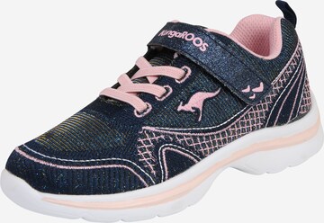 Baskets KangaROOS en bleu : devant