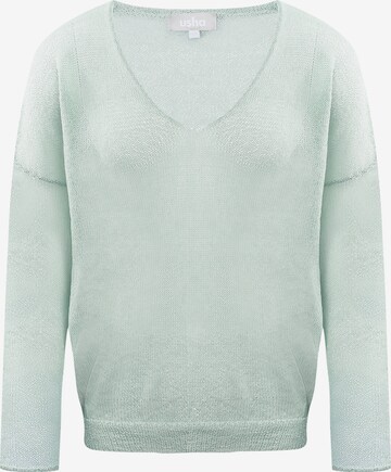 Usha Sweater in Green: front