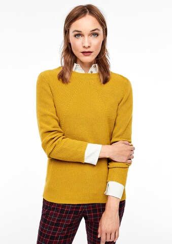 s.Oliver Pullover in Gelb: predná strana