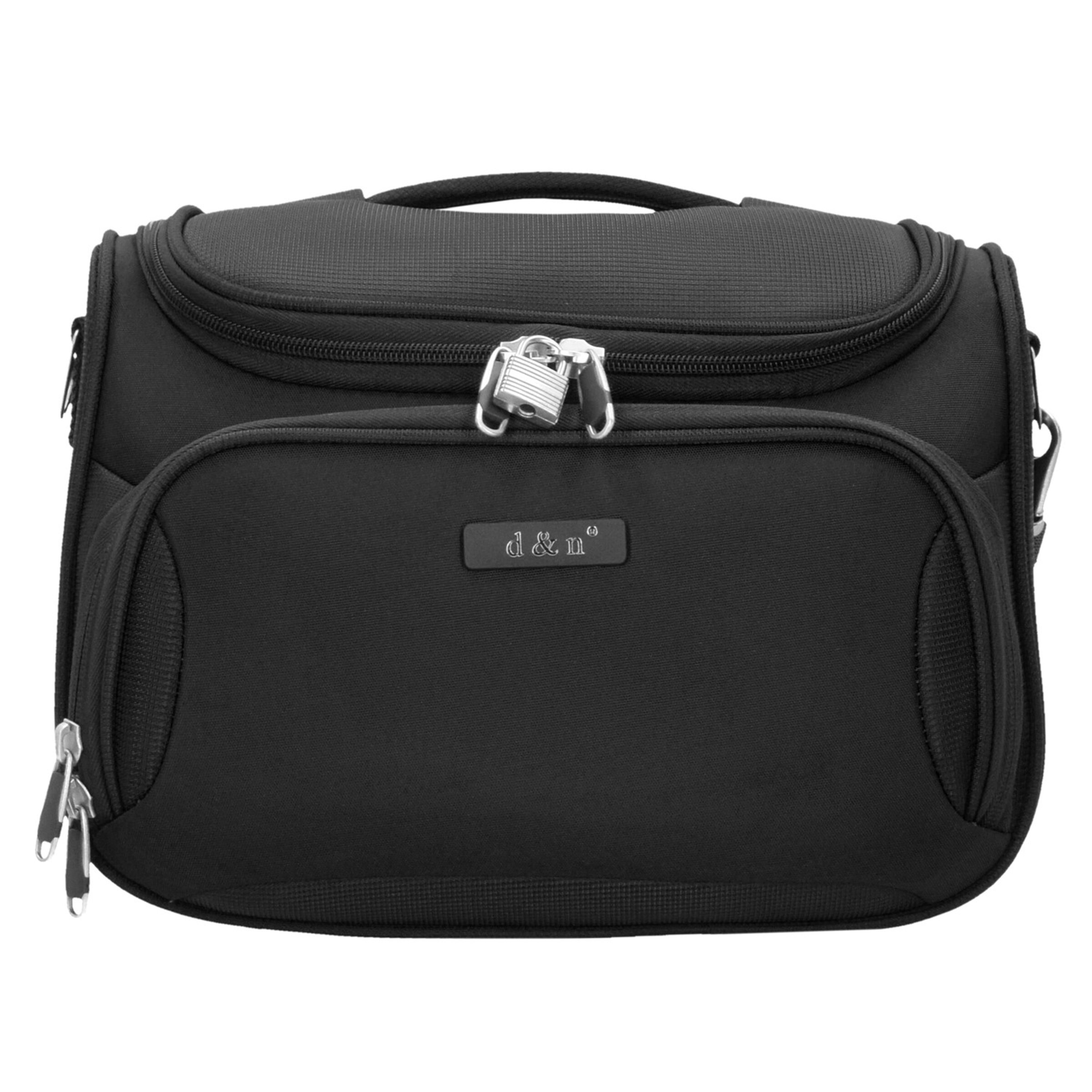 D&N - Make up tas 'Travel Line 6400' in de kleur Zwart