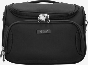 D&N Cosmetic Bag 'Travel Line 6400' in Black: front