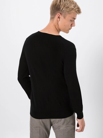 OLYMP Sweater 'Strick Lvl5' in Black: back