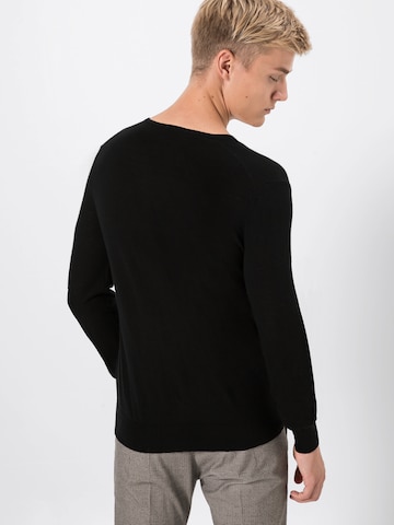 Pull-over 'Strick Lvl5' OLYMP en noir : derrière