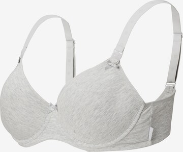 T-shirt Reggiseno da allattamento di Noppies in grigio