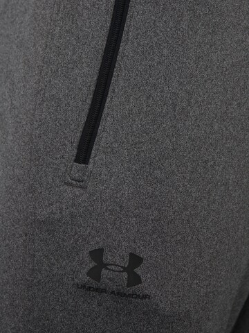 UNDER ARMOUR Zwężany krój Spodnie sportowe w kolorze szary