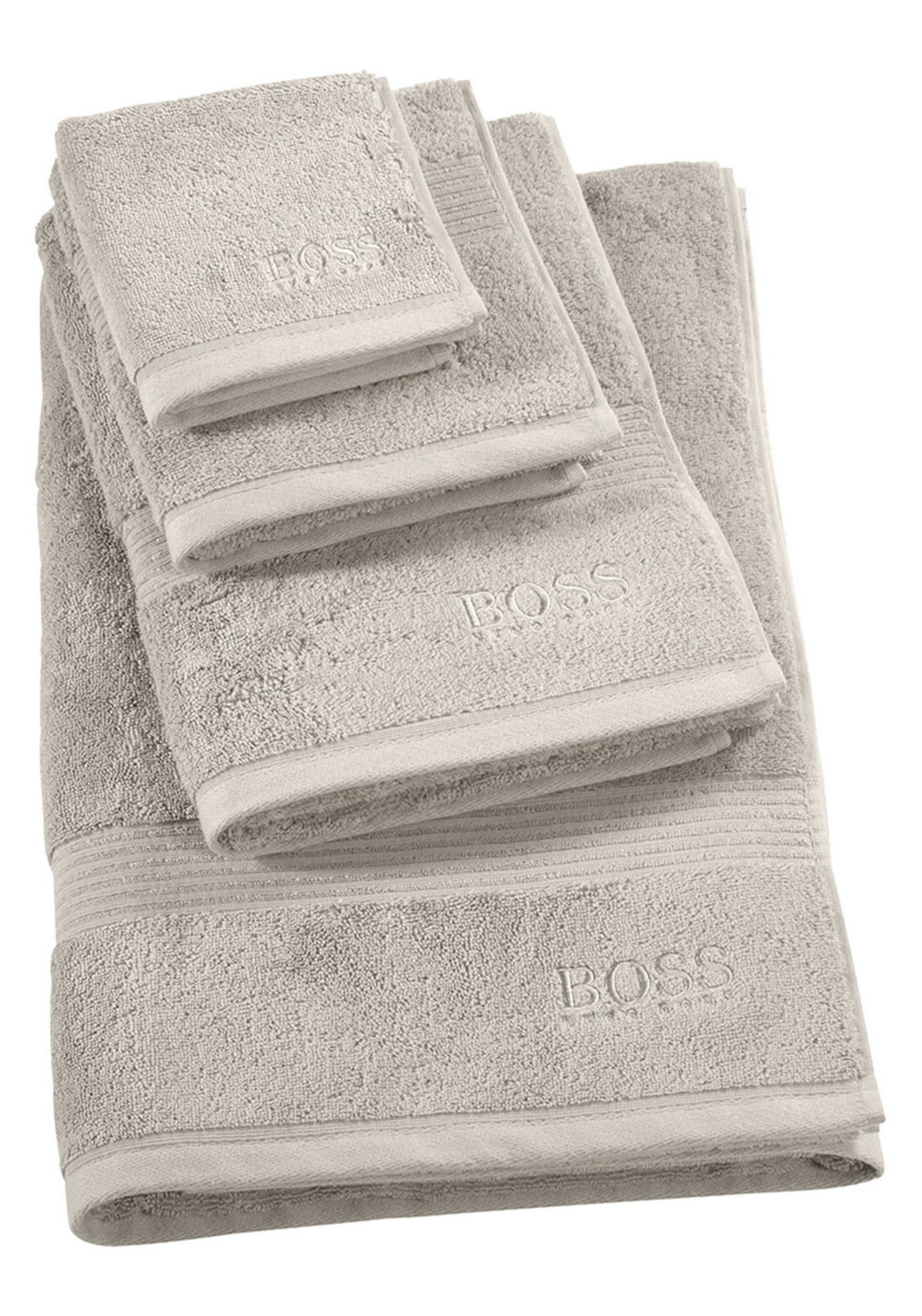 BOSS Home - Handtuch in grau