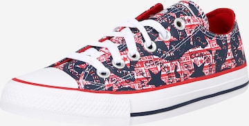 Sneaker low de la CONVERSE pe albastru: față