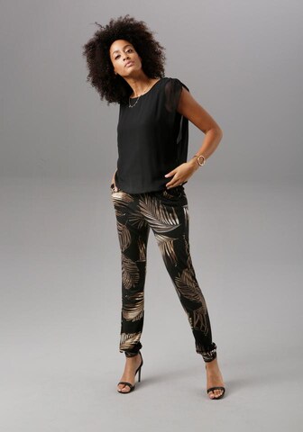 Aniston SELECTED Tapered Pants in Black