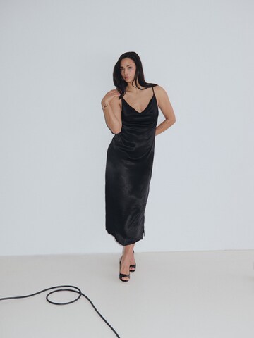 Woven Satin Dress
