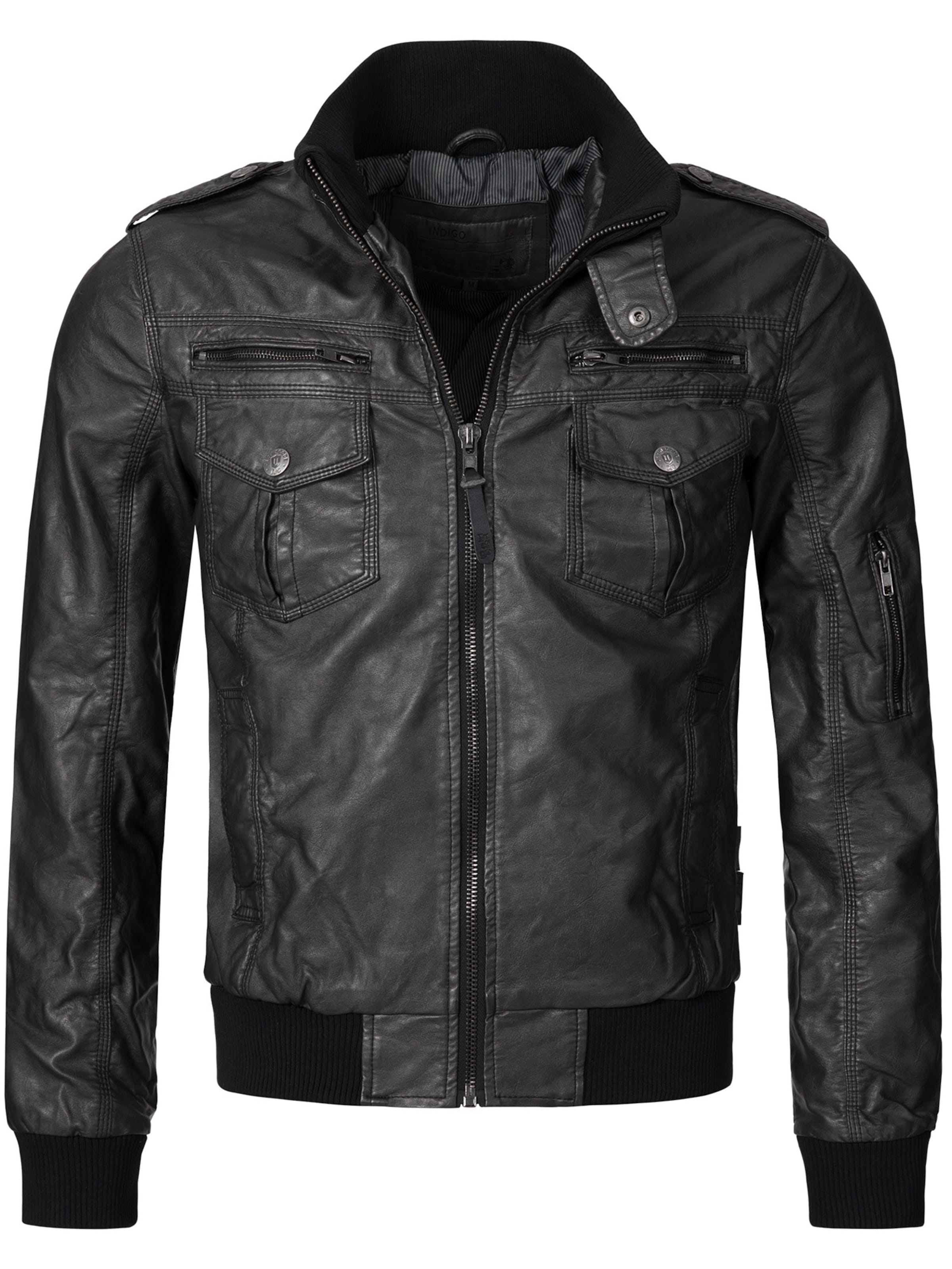 INDICODE JEANS Tussenjas 'Inco' in Zwart